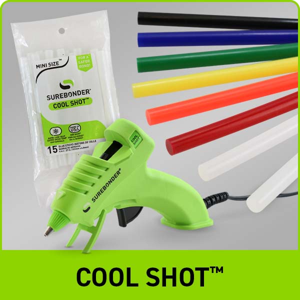 Cool Shot Color Glue Sticks 15Pcs 4In