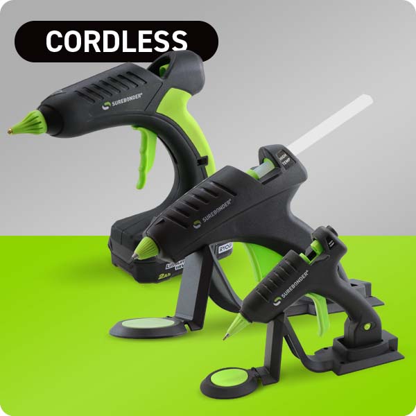 Cordless Hot Melt Glue Gun For Makita/DEWALT/Bosch/Milwaukee 18V