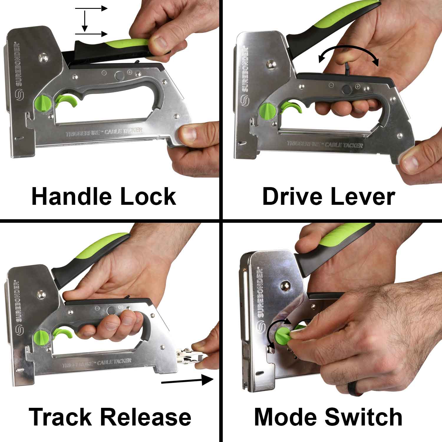 TRIGGERFIRE Heavy Duty Cable Tacker Staple Gun Kit | 5659KIT