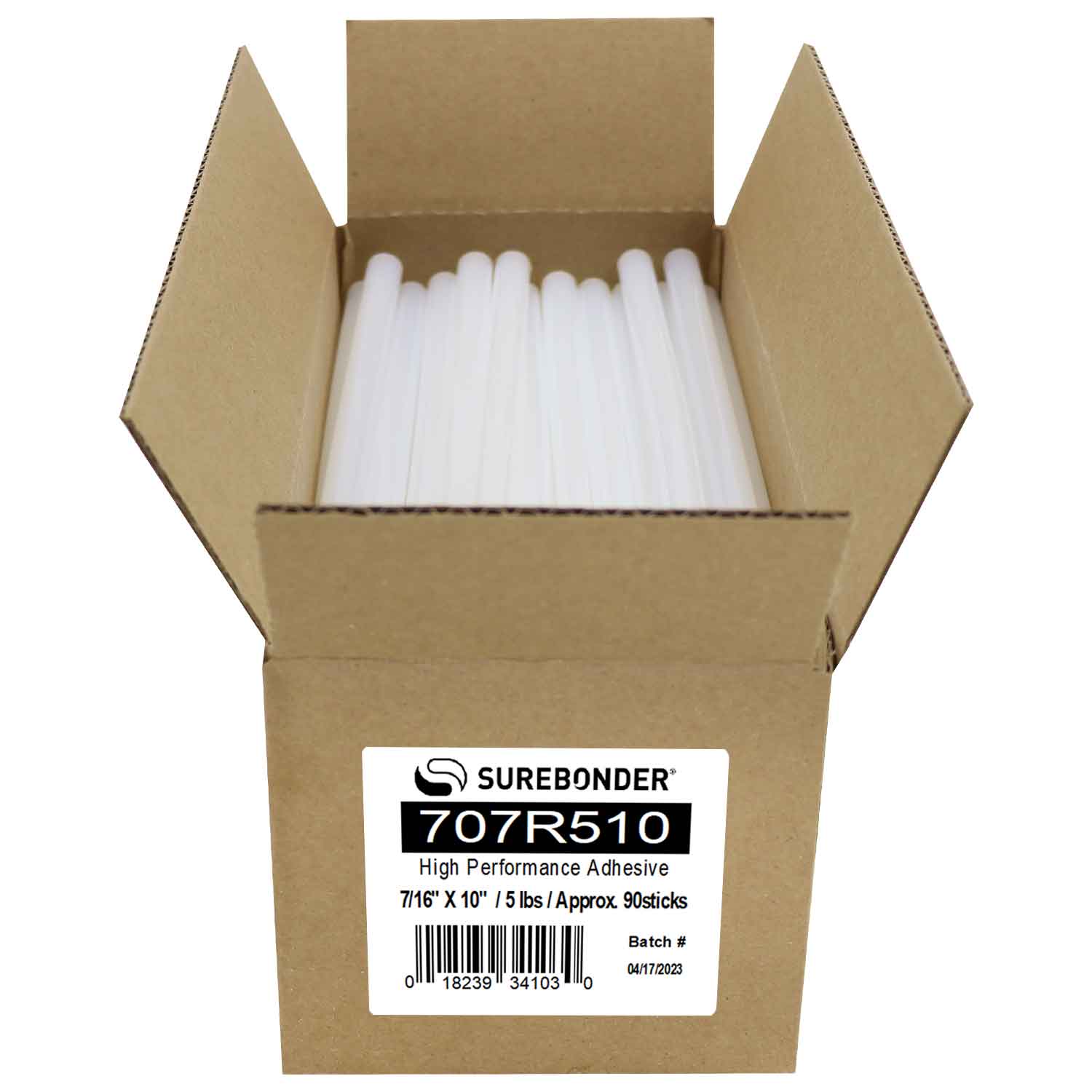 707R54 7/16 x 4 Clear High Performance Hot Melt Glue Sticks - Priddy  Sales Company