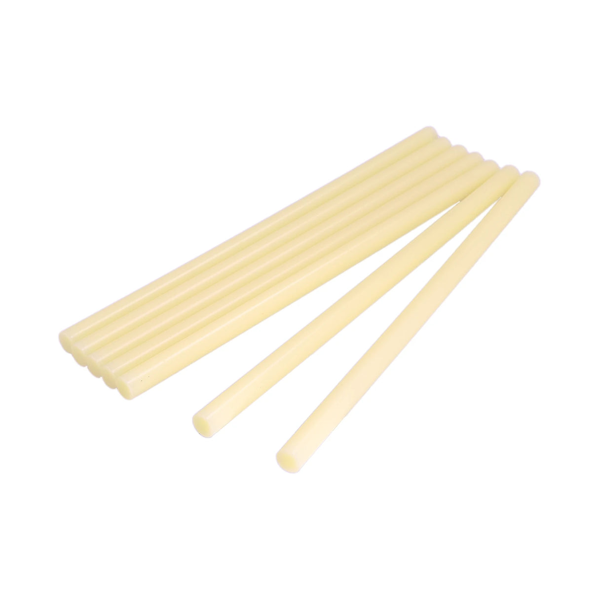 711R10 Fast Set Packaging Hot Glue Sticks - 7/16" x 10" | 25 lb box