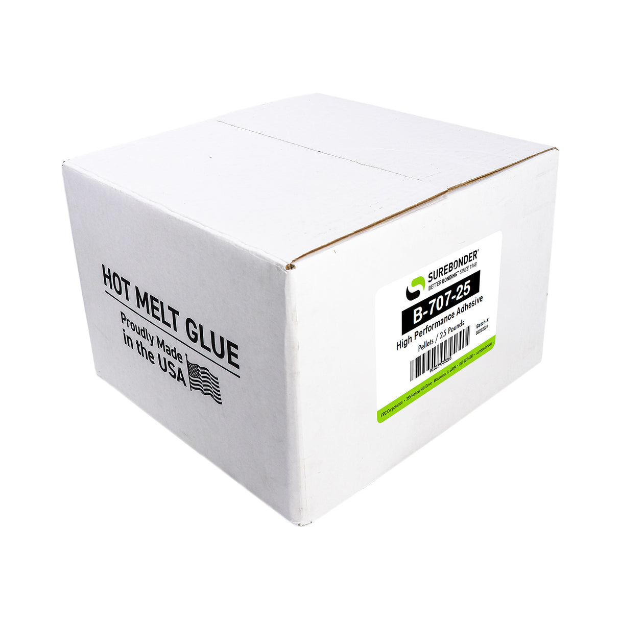 B-707-25 High Performance Bulk Hot Glue Pellets | 25 lb box