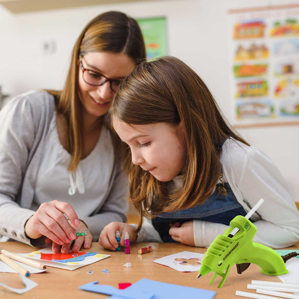 Cool Shot 4" Mini Size Hot Glue Sticks - 40 pack