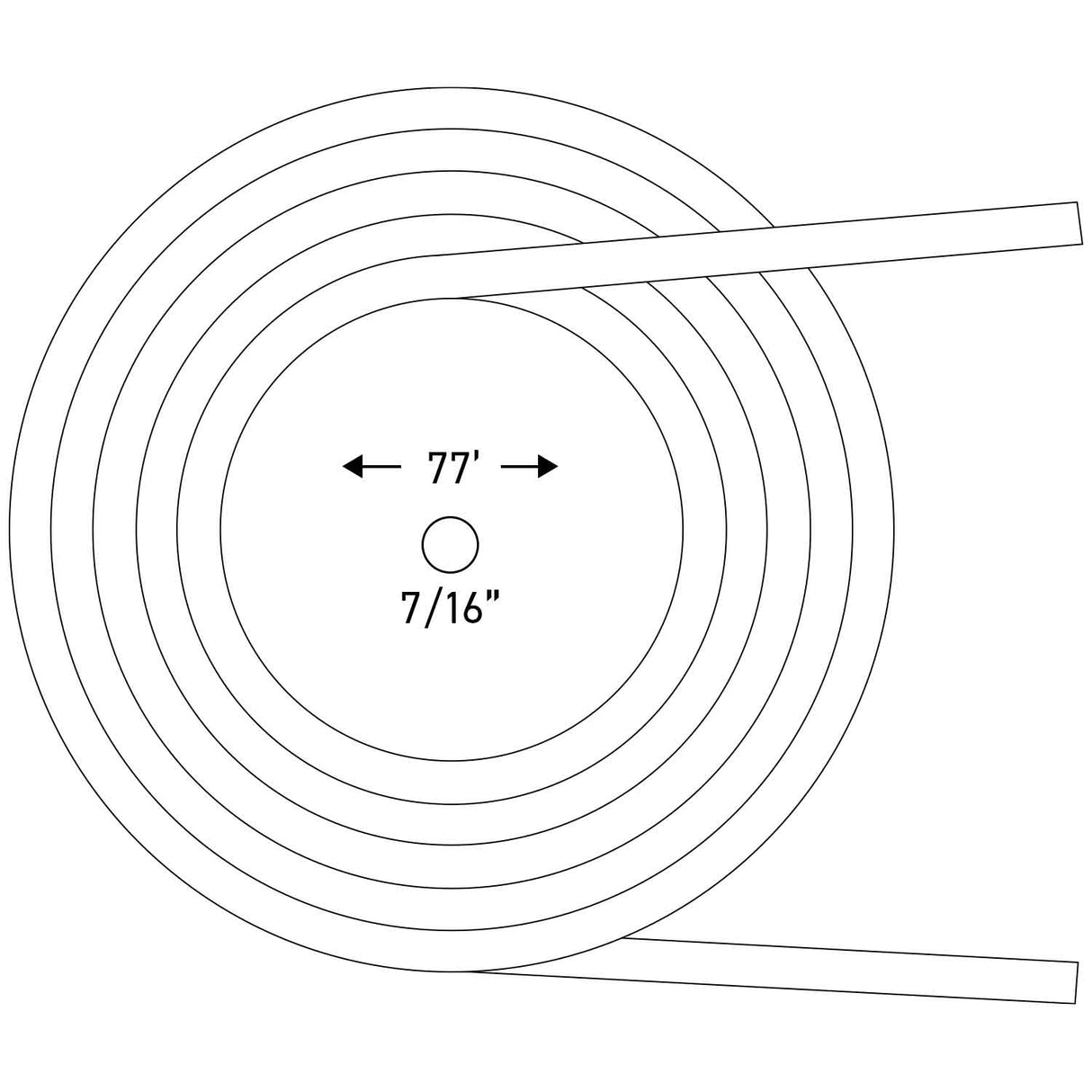 RR-77 Full Size 77 ft. Clear Hot Glue Stick Roll - 5 lb Box - Surebonder