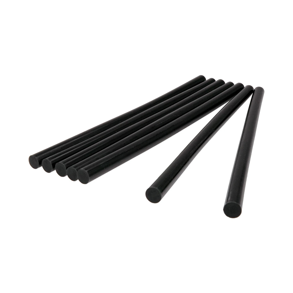 739R510BLACK High Strength Wood Hot Melt Black Glue Sticks - 7/16" x 10" | 5 Lb Box