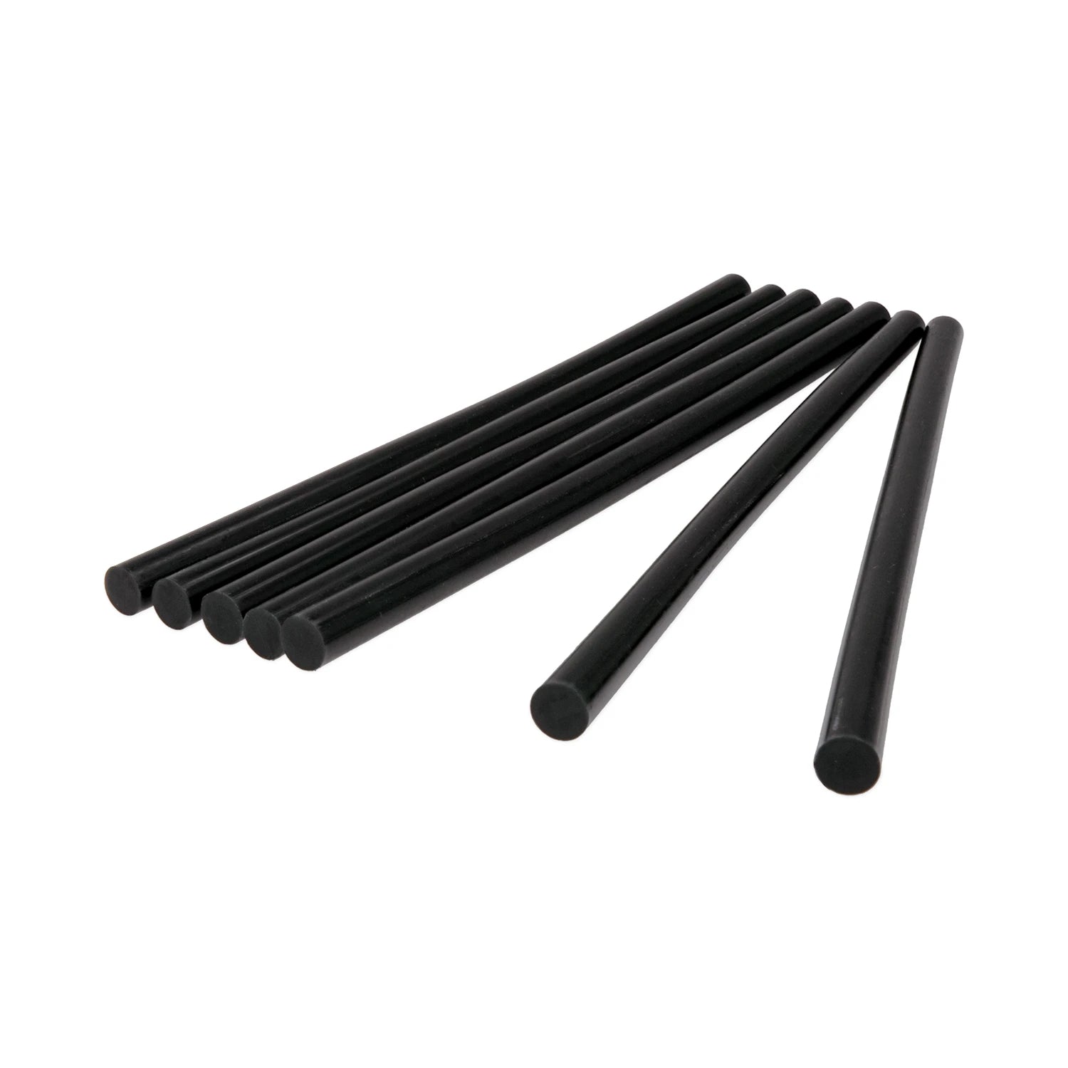 739R510BLACK High Strength Wood Hot Melt Black Glue Sticks - 7/16" x 10" | 5 Lb Box
