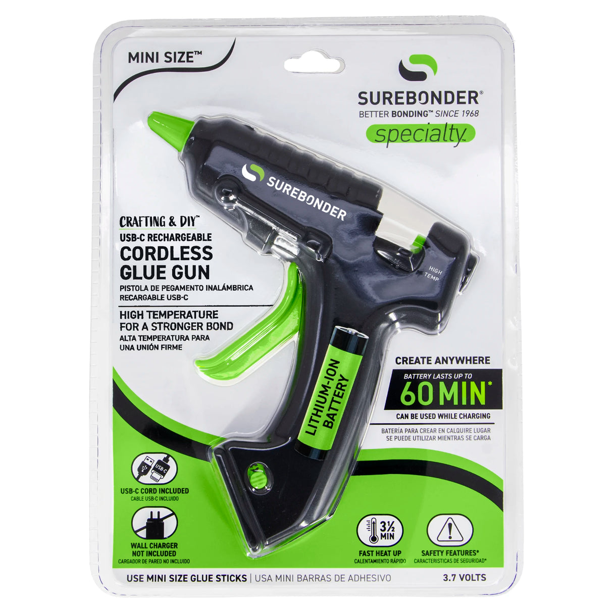 Dash Mini Size Cordless High Temperature Hot Glue Gun