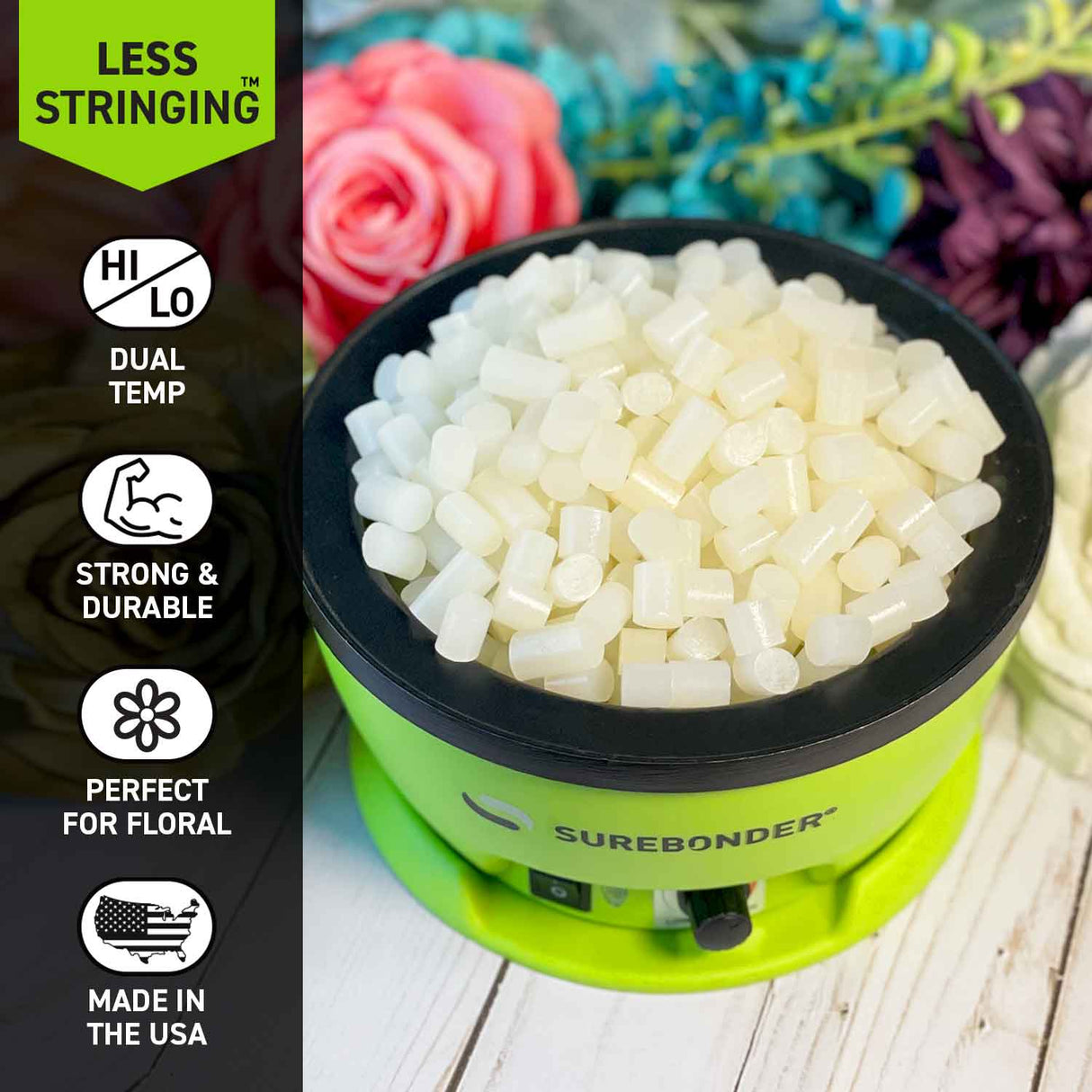 Low Stringing General Purpose Skillet Hot Glue | 1 lb