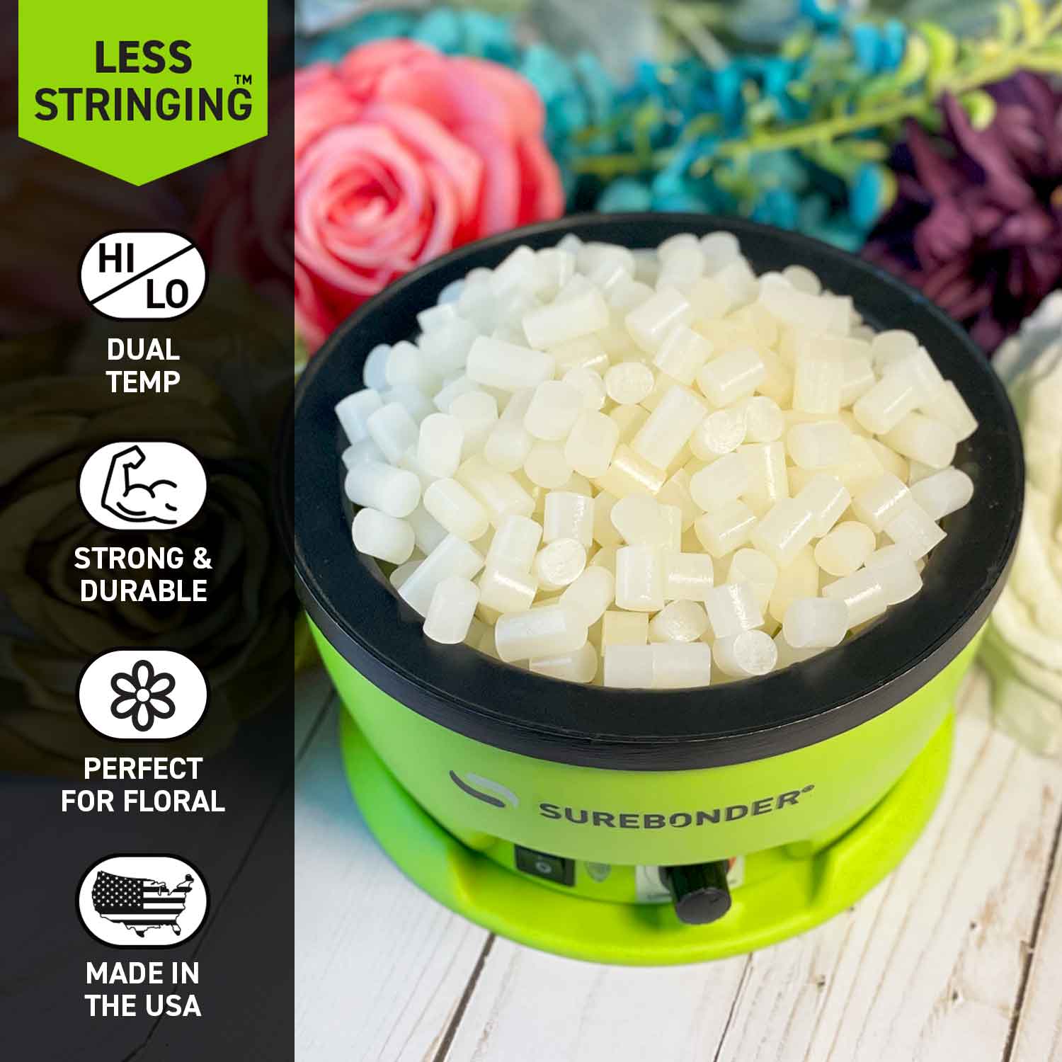 Low Stringing General Purpose Skillet Hot Glue | 1 lb