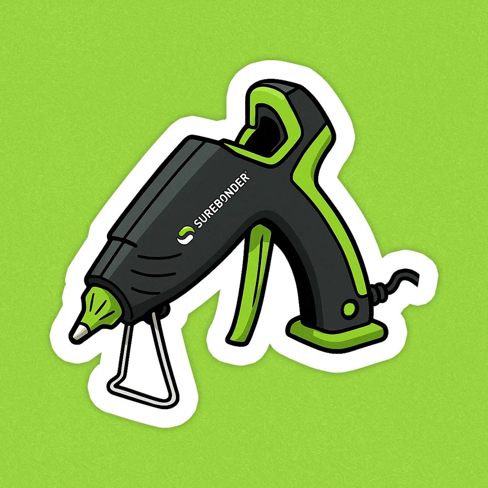 Glue Gun Stickers | 5 Pack