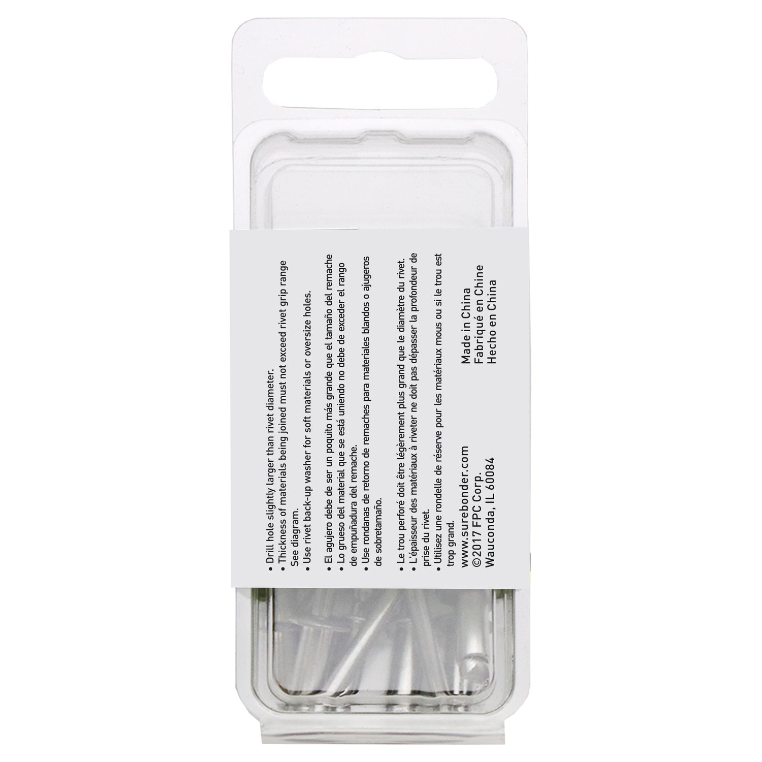 3/16" x 1/4" Steel Blind Rivets - 15 Count