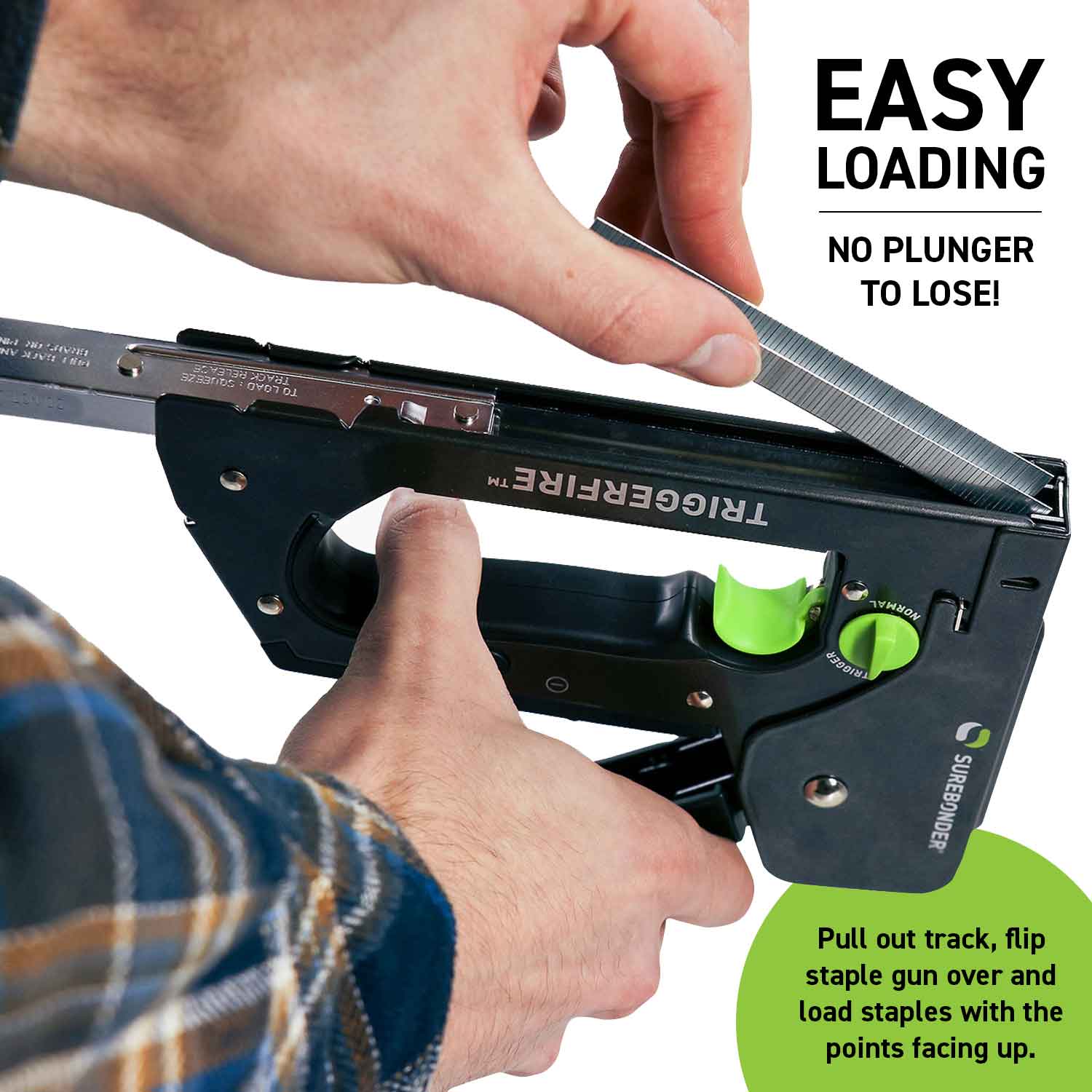 TRIGGERFIRE Heavy-Duty Steel Staple Gun (5625) - Surebonder