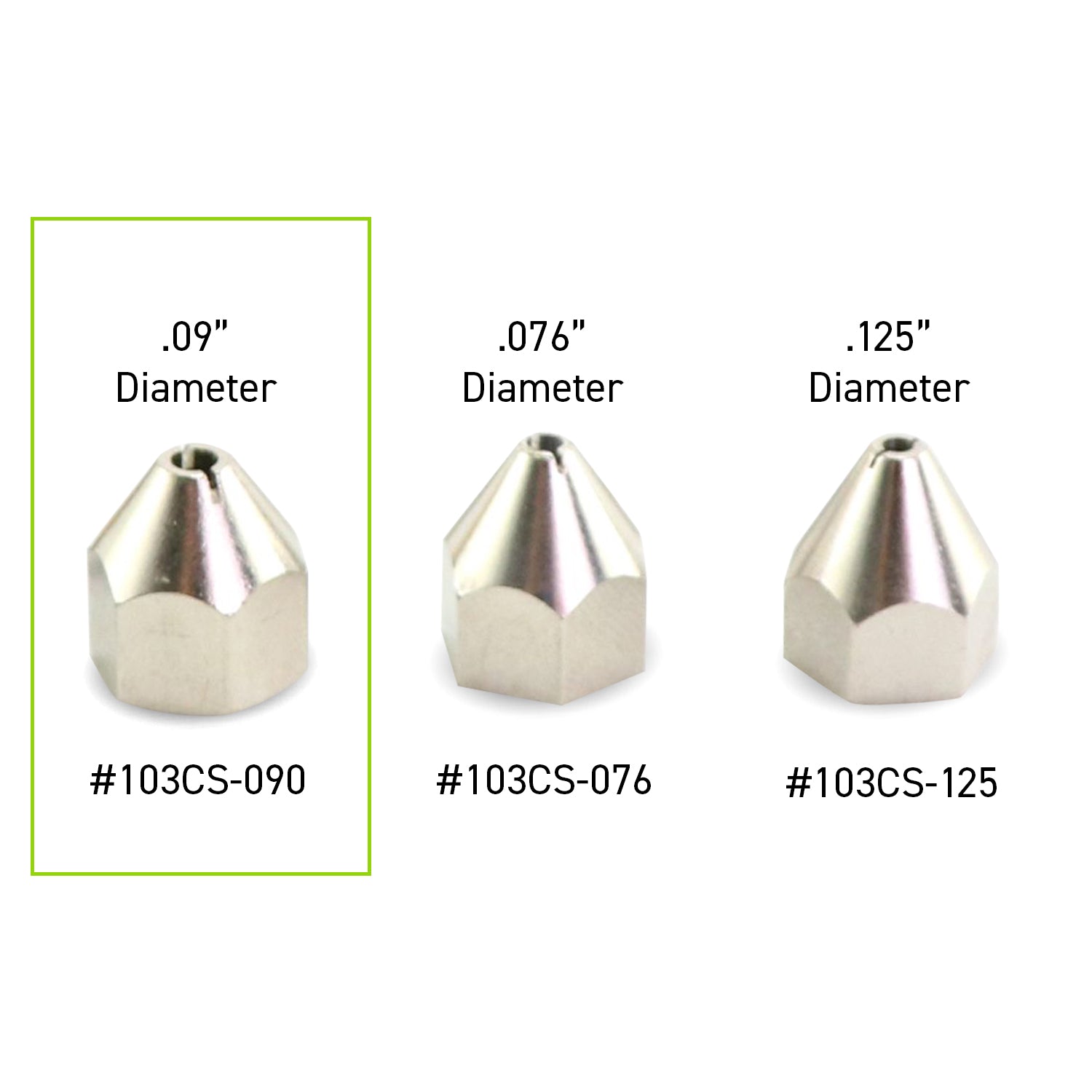 103CS-090 Cap (.090" Diameter Hole) Specialty Nozzle for Pro Series Hot Glue Guns - Surebonder