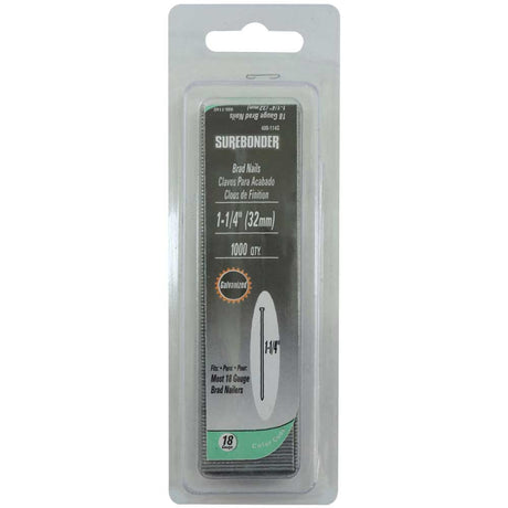 400-114G Brad Nails - 18 Gauge, 1-1/4" Length - 1000 Count