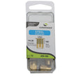 Surebonder 1/4-20 Steel Threaded Inserts – Yellow Zinc Finish, Pack of 12