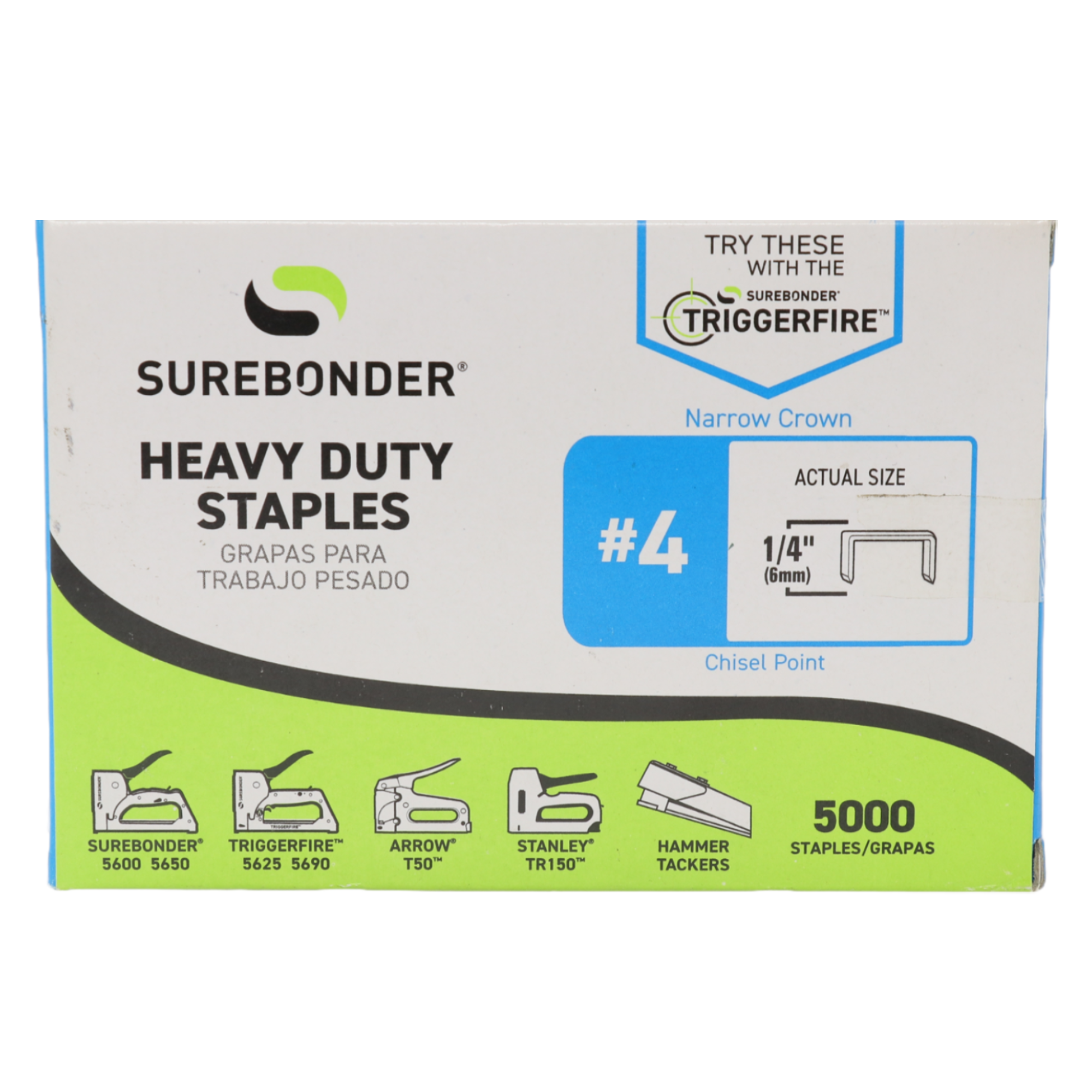 Heavy duty clearance staples