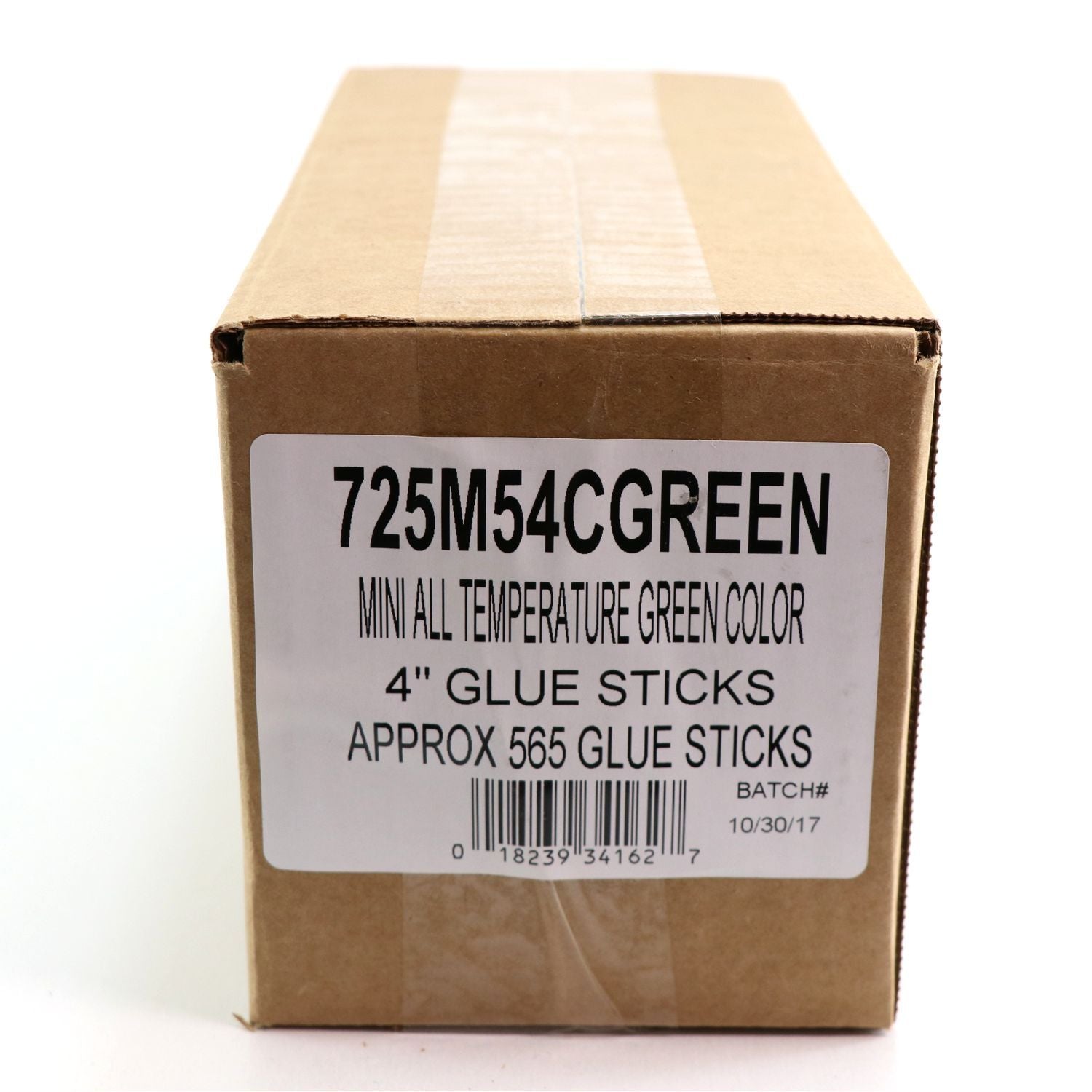 725M54CGREEN Mini Size 4" Green Color Hot Glue Stick - 5 lb Box - Surebonder