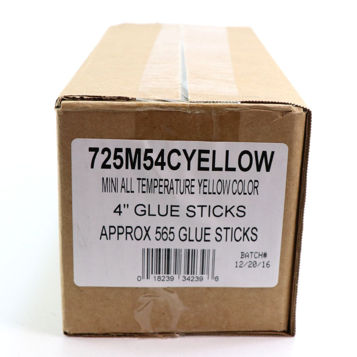 725M54CYELLOW Mini Size 4" Yellow Color Hot Glue Stick - 5 lb Box - Surebonder