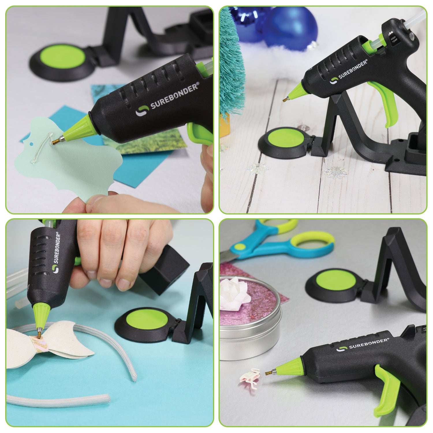 Ultimate Creators Kit, Hot Glue Gun, Surebonder CL-195F Cordless Detail Tip Mini Glue Gun with 80 Specialty Glue Sticks - Surebonder