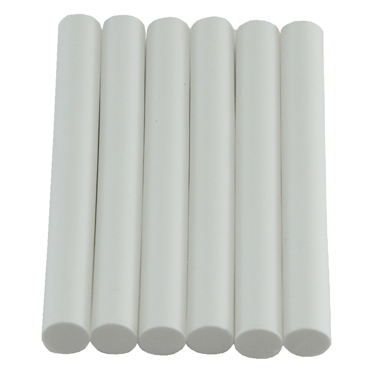 White Colored Full Size Hot Glue Sticks