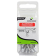 Surebonder 1/8 x 1/8 white aluminum blind rivets for home repairs, automotive trim, and crafts