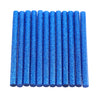 Blue Glitter Hot Glue Sticks Mini Size - 4" - 12 Pack - Surebonder