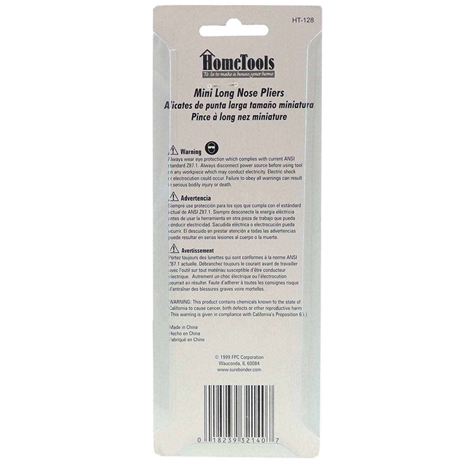 HT-128 Home Tools Mini Long Nose Pliers - Surebonder