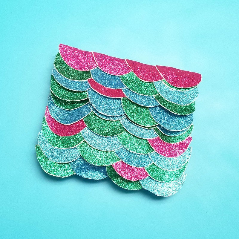 How To Make A Mermaid Inspired Clutch Purse With Fabric Glue