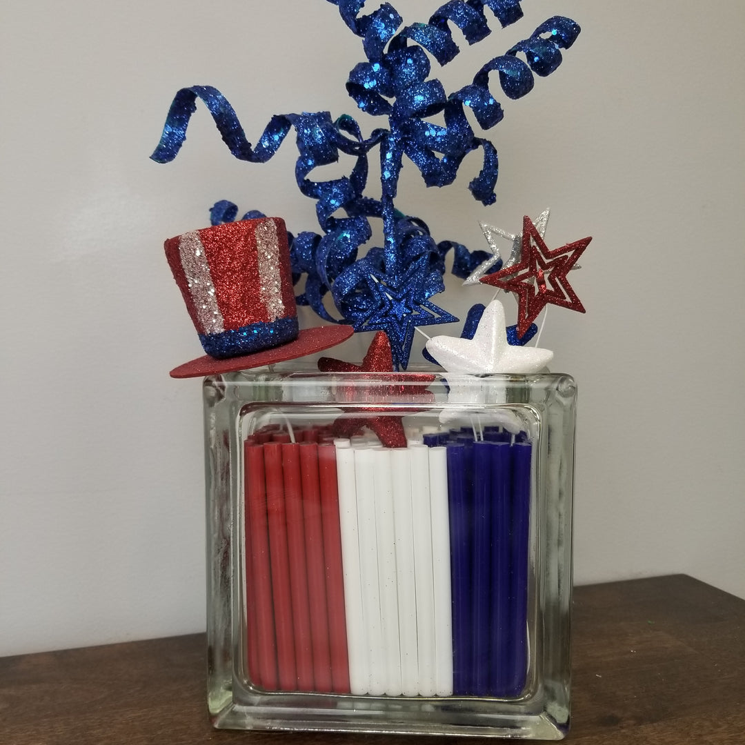 5 Minute Fourth of July Decor With Hot Glue Sticks