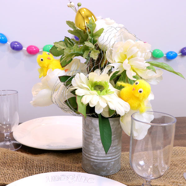 Easter Craft: How To Make A Baby Chick Centerpiece