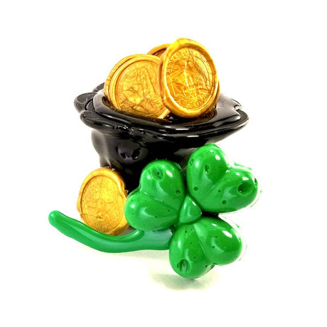 Make A Hot Glue Shamrock to Rock St. Patrick’s Day