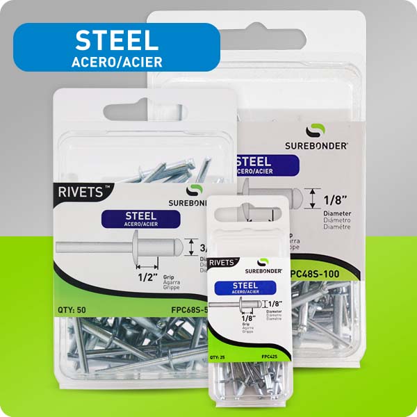 Shop All Sizes and Quantities of Steel Rivets