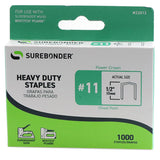 #11 Power Crown Staples - 1/2" - 1000 quantity