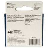 5/16" Light Duty Wide Crown Staples - 1000 Count | #2 Series