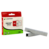 #5 Heavy Duty Wide Crown Staples - 9/16"  - 1000 ct. - Surebonder