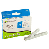 55038 #4 Heavy Duty Narrow Crown Staples - 3/8" Length - 1250/box, 5 Pack - Surebonder