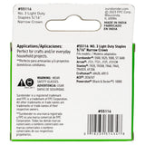 5/16" Light Duty Narrow Crown Staples - 1000 Count | #3 Series