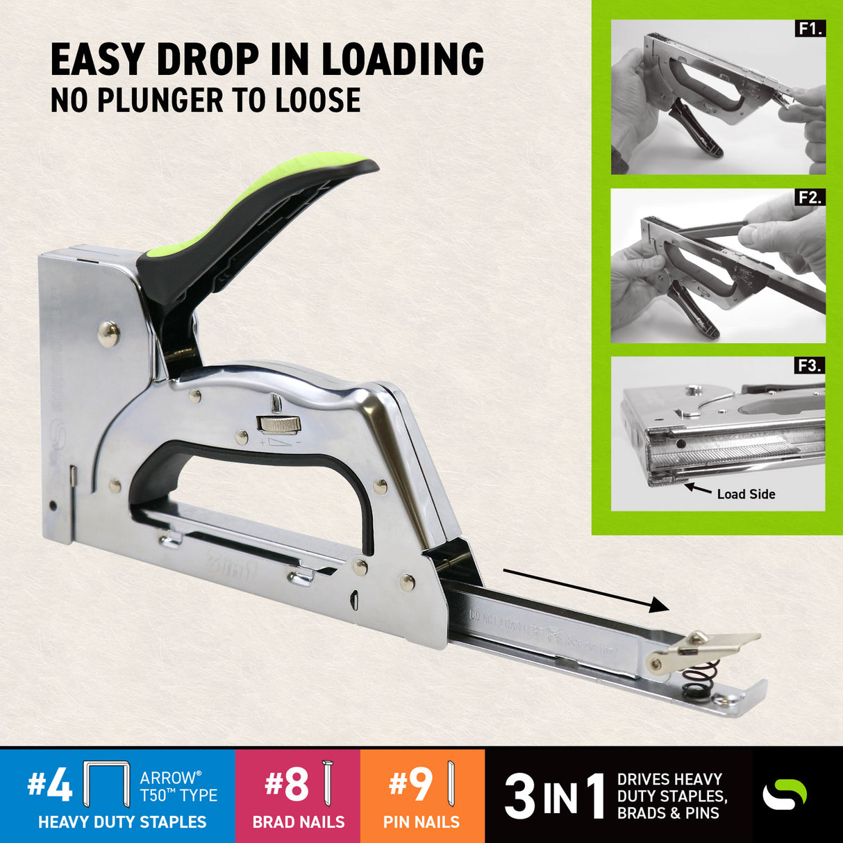 3-in-1 Heavy Duty Staple Gun | 5600
