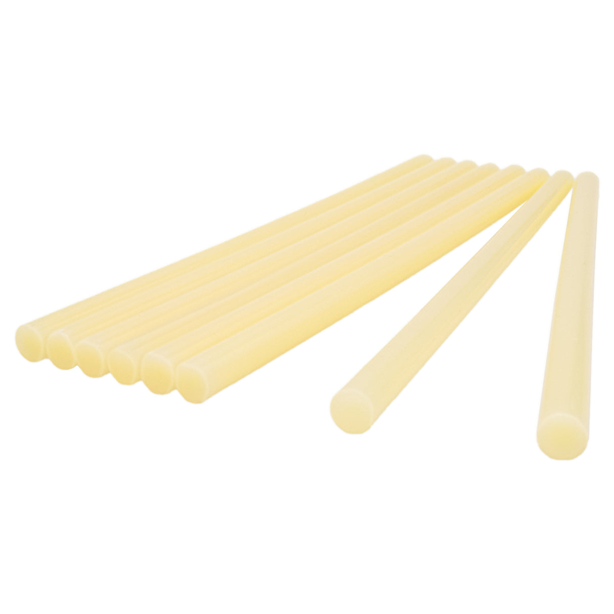 601R510 Low Melt Packaging Glue Sticks - 7/16" x 10" | 5 lb Box