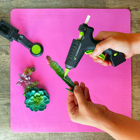 Limited Edition Pink Large Silicone Non-Stick Glue Pad 19" x 19" - Surebonder