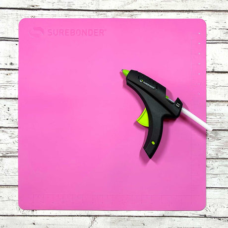 Limited Edition Pink Large Silicone Non-Stick Glue Pad 19" x 19" - Surebonder