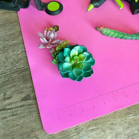 Limited Edition Pink Large Silicone Non-Stick Glue Pad 19" x 19" - Surebonder