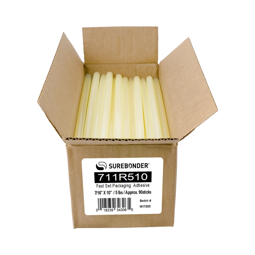 Packaging Glue Sticks, 5 lb Box, 10