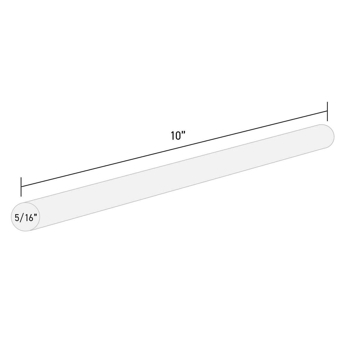 725M510 General Purpose All Temperature Hot Glue Sticks - 5/16" x 10" | 5 Lb Box - Surebonder