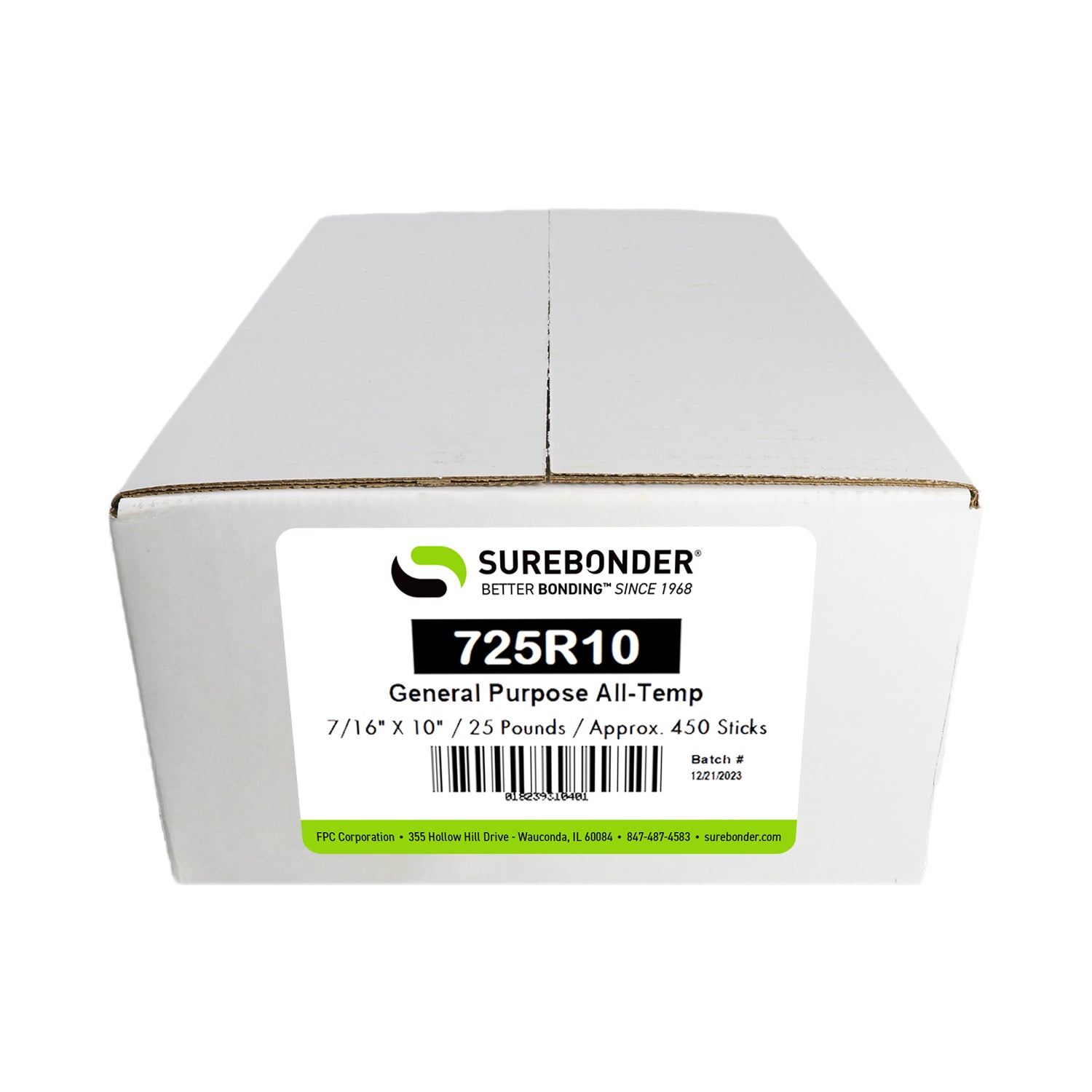 725R10 General Purpose All Temp Hot Melt Glue Sticks | Surebonder
