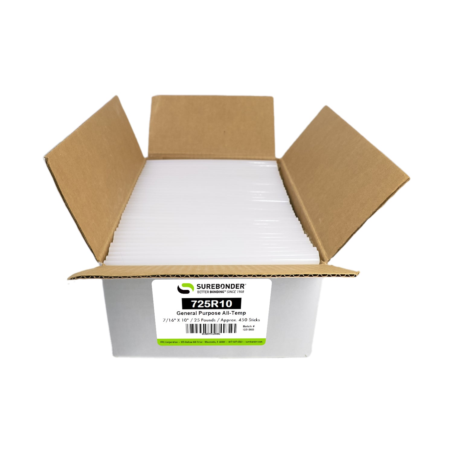 725R10 General Purpose All Temp Hot Melt Glue Sticks | Surebonder