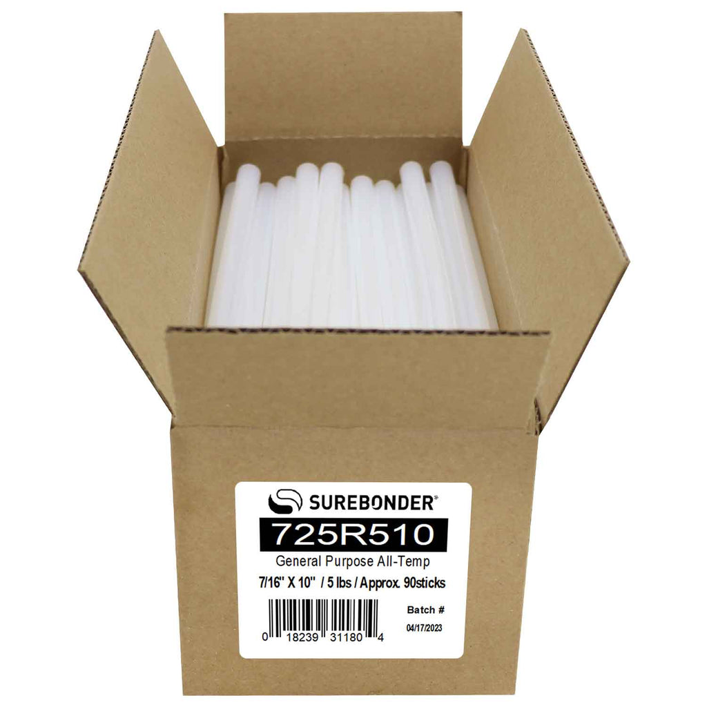 725R510 General Purpose All Temperature Hot Melt Glue Sticks - 7