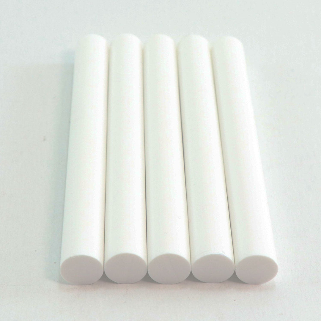 725R54CWHITE Full Size 4" White Color Hot Glue Stick - 5 lb Box - Surebonder