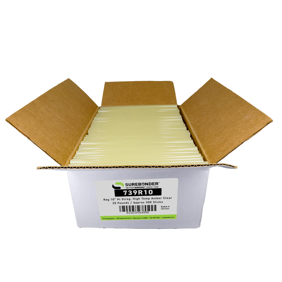 LPM 711R15 Fast Set Packaging Hot Melt Glue Sticks 1/2 x 15