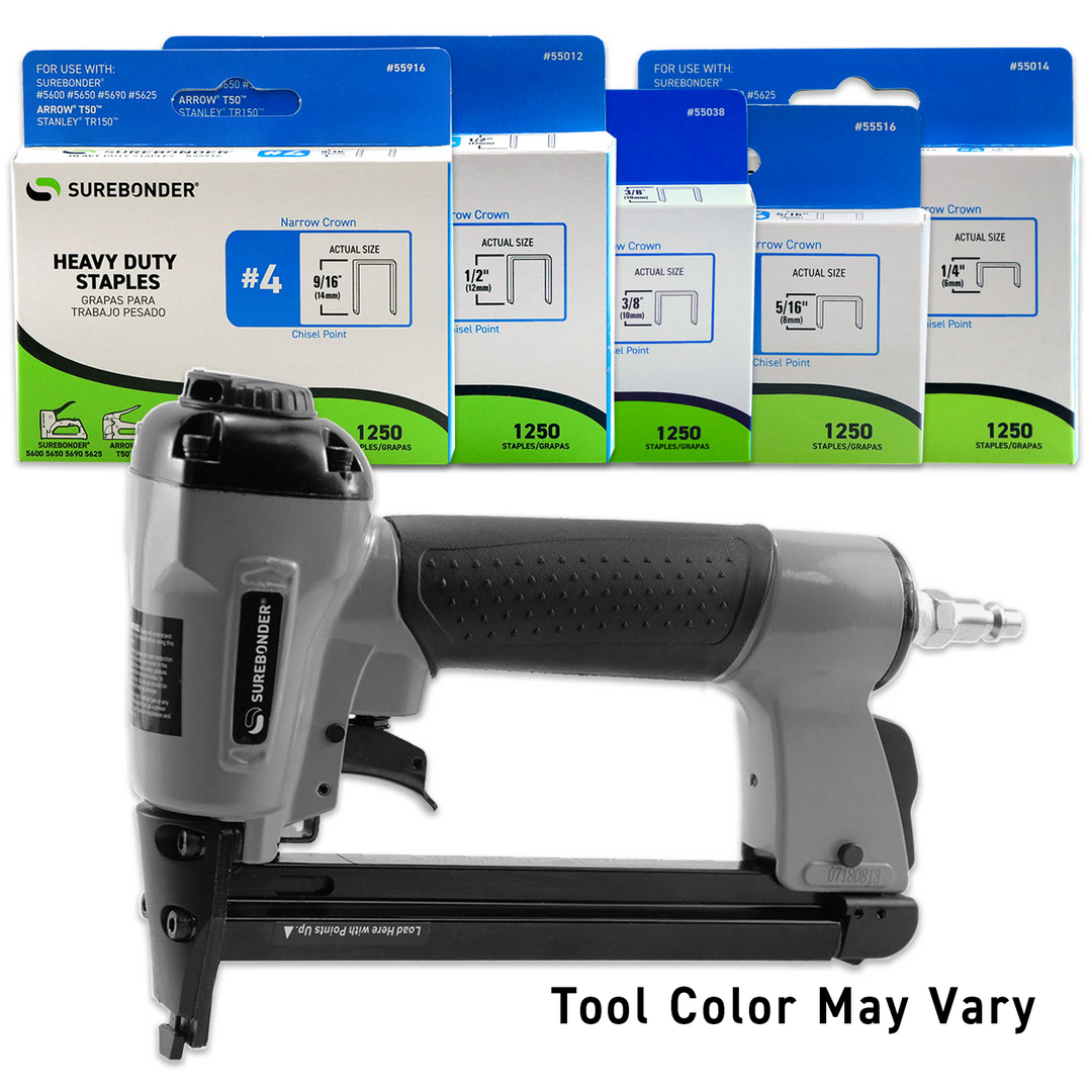 Pneumatic Heavy Duty Standard T-50 Type Stapler Kit (9600BK)